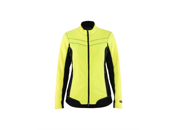 Blåkläder Jakke microfleece Gul/Svart, str.XL, dame