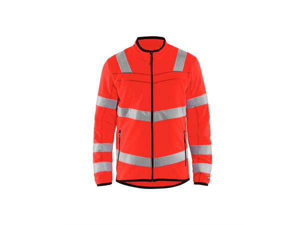 Blåkläder Jakke microfleece varsel HiVis Rød, str.S