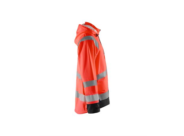Blåkläder Regnjakke Varsel level 1 HiVis Rød, str.4XL