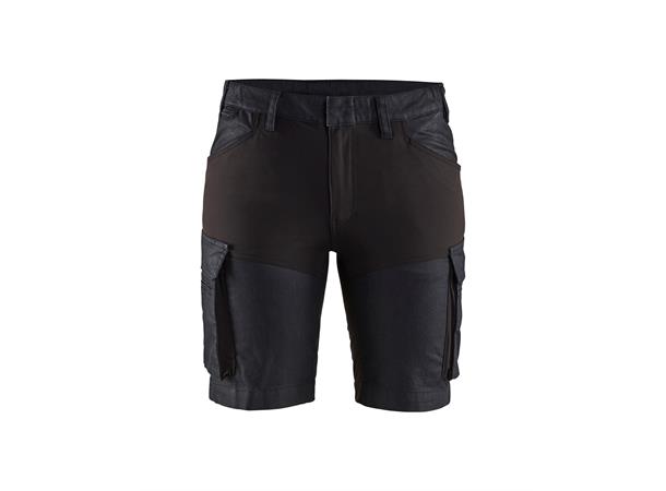 Blåkläder Serviceshorts stretch Marineblå/Svart, str.C46, dame