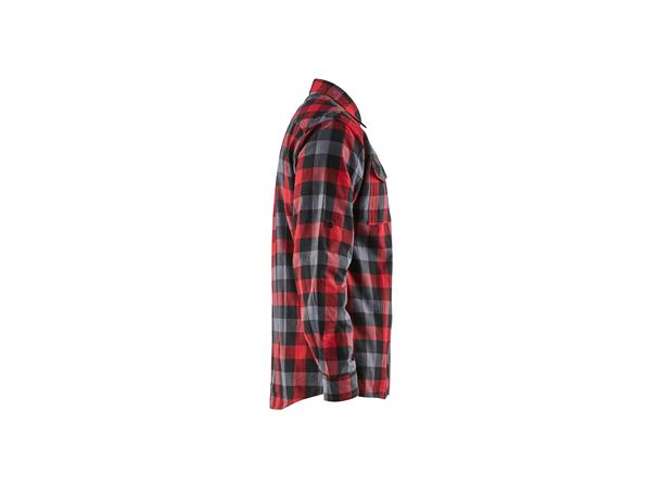 Blåkläder Skjorte Rød/Svart, str.4XL