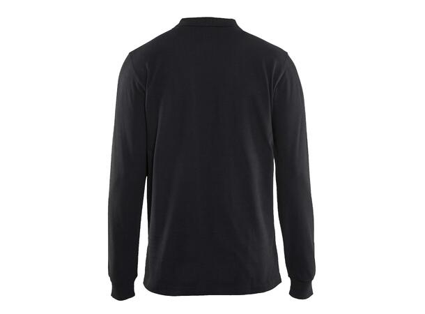 Blåkläder Skjorte polo langermet Svart, str.M