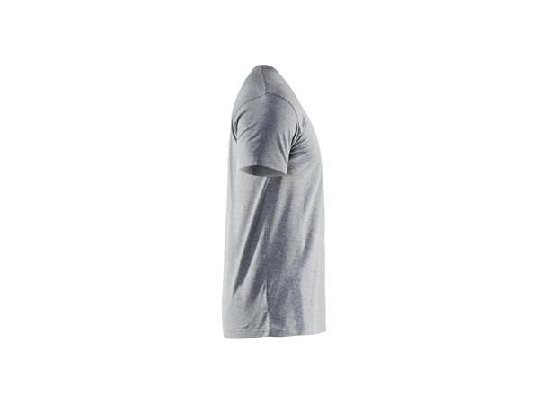 Blåkläder T-Skjorte V-Hals Grå, str.4XL