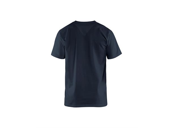 Blåkläder T-Skjorte V-Hals Marineblå, str.4XL