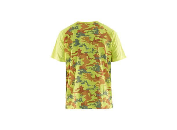 Blåkläder T-skjorte Gul, str.4XL