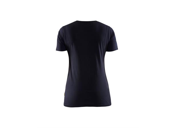 Blåkläder T-skjorte  3D-print Marineblå, str.XXXL, dame