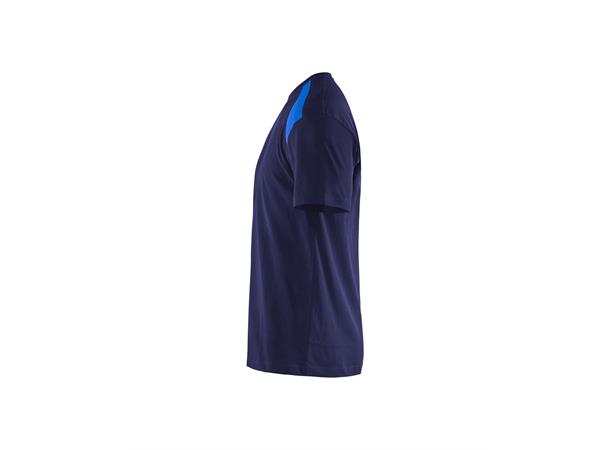 Blåkläder T-skjorte tofarget Marineblå/Blå, str.L