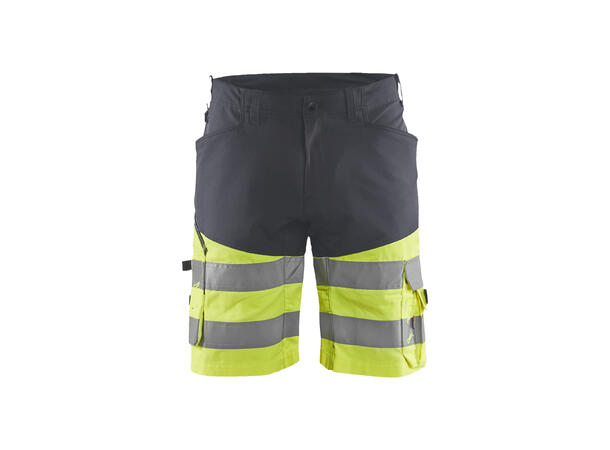Blåkläder Varselshorts med stretch Grå/Gul, str.C44