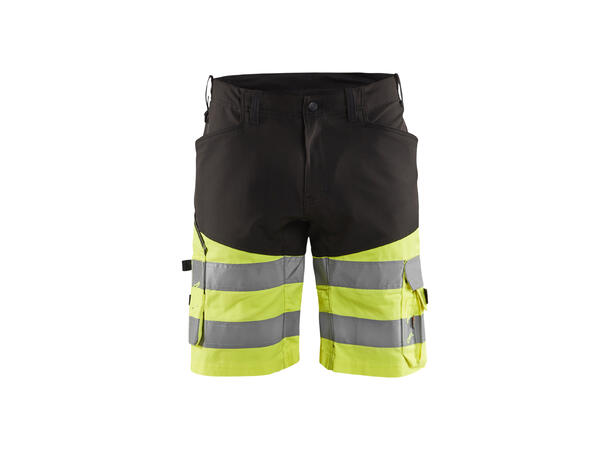 Blåkläder Varselshorts med stretch Svart/Gul, str.C54