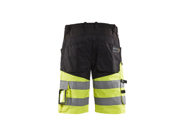 Blåkläder Varselshorts med stretch Svart/Gul, str.C54