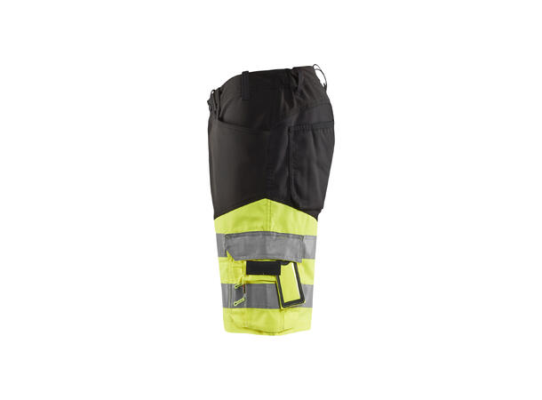 Blåkläder Varselshorts med stretch Svart/Gul, str.C54