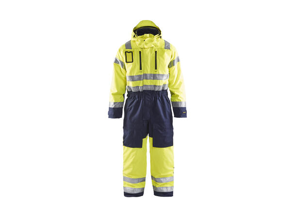 Blåkläder Vinterkjeledress Varsel Gul/Marineblå, str.C58