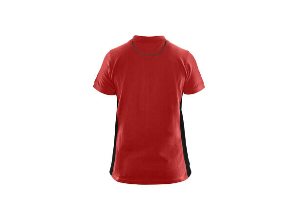 Blåkläder polo Rød/Svart, str.L, dame