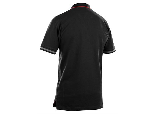 Blåkläder polo uten profilering Svart/Rød, str.M