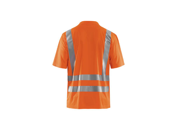 Blåkläder polo varsel UV-beskyttet Oransje, str.4XL