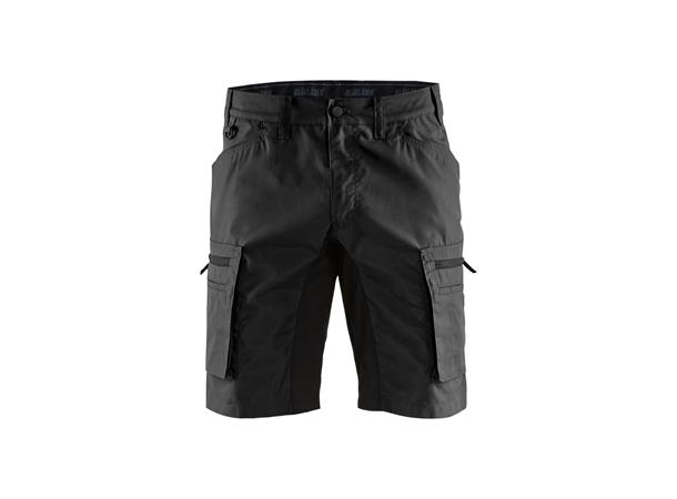 Blåkläder serviceshorts, stretch paneler Svart, str.C56