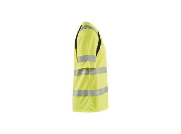 Blåkläder t-skjorte varsel kl 2 Gul/Svart, str.XXL