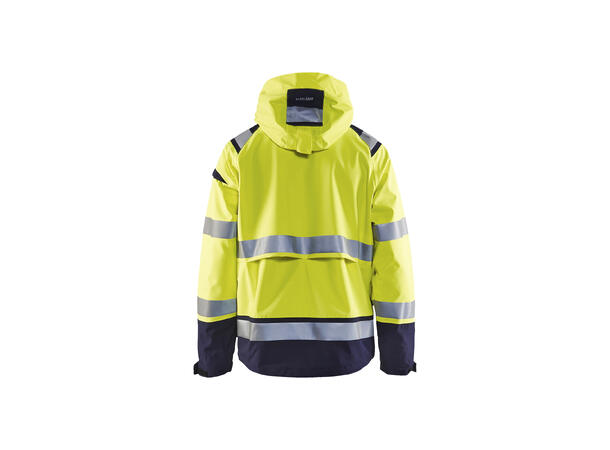 Blåkläder 4987 Skalljakke Varsel Gul/Marineblå S