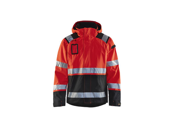 Blåkläder 4987 Skalljakke Varsel HiVis Rød XXXL