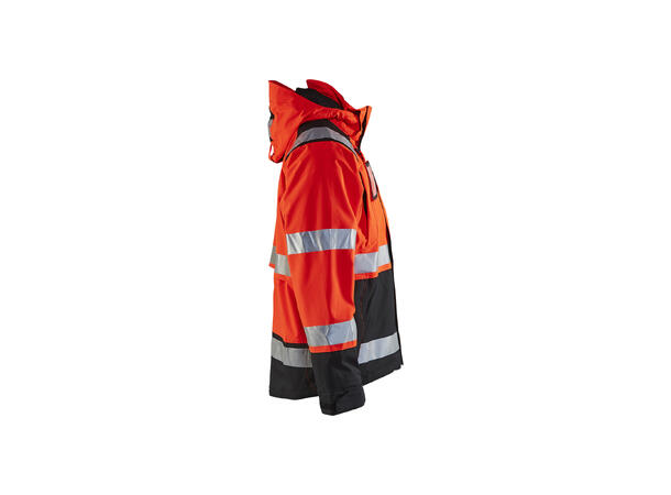Blåkläder 4987 Skalljakke Varsel HiVis Rød XXXL