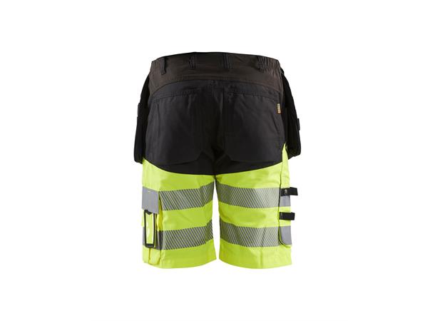 Blåkläder Hivis shorts Kl.1 med HTP Svart/Gul, str.C44