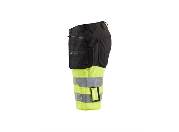 Blåkläder Hivis shorts Kl.1 med HTP Svart/Gul, str.C44