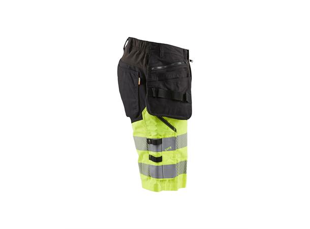 Blåkläder Hivis shorts Kl.1 med HTP Svart/Gul, str.C44