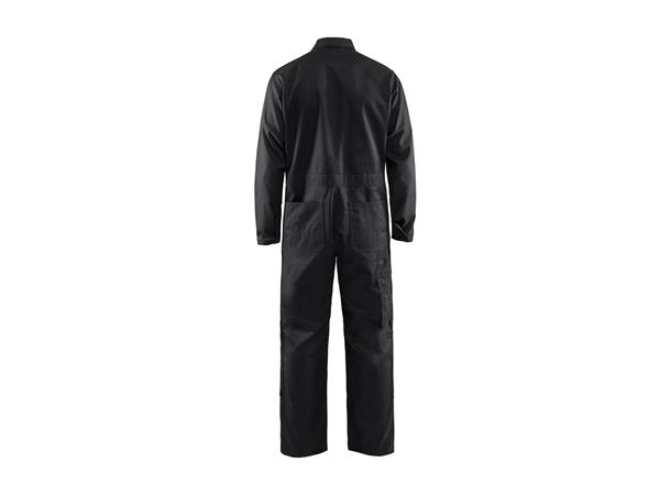 Blåkläder Kjeledress med kneputelommer Svart, str.C44