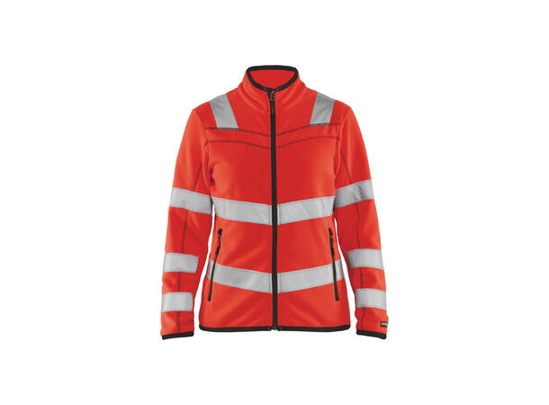 Blåkläder Mikrofleece varseljakke dame HiVis Rød, str.XL, dame
