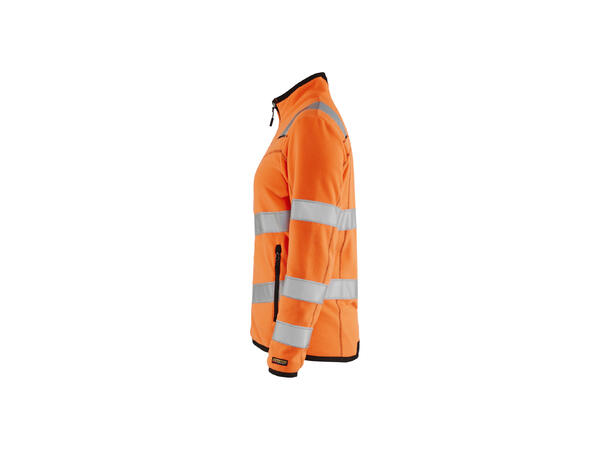 Blåkläder Mikrofleece varseljakke dame Oransje, str.L, dame