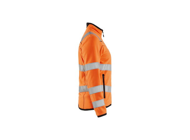 Blåkläder Mikrofleece varseljakke dame Oransje, str.L, dame