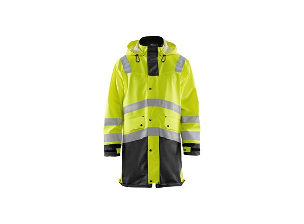 Blåkläder Regnjakke Gul/Svart, str.4XL, heavy weight extr.