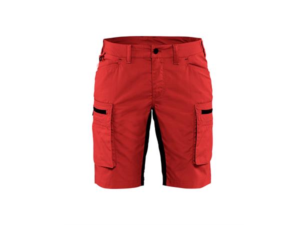 Blåkläder Serviceshorts stretch Rød/Svart, str.C42, dame