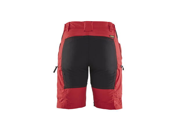 Blåkläder Serviceshorts stretch Rød/Svart, str.C42, dame