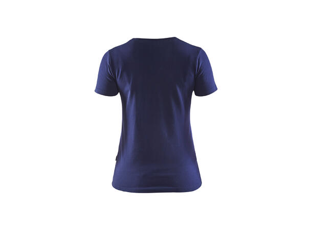 Blåkläder T-skjorte Mørkmarine, str.L, dame