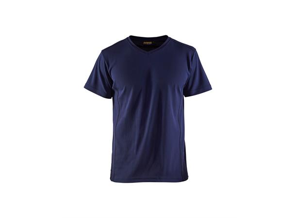 Blåkläder T-skjorte m/ UV-beskyttelse Marineblå, str.4XL