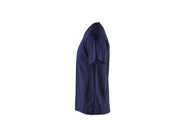 Blåkläder T-skjorte m/ UV-beskyttelse Marineblå, str.4XL