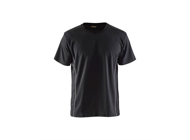Blåkläder T-skjorte m/ UV-beskyttelse Svart, str.4XL