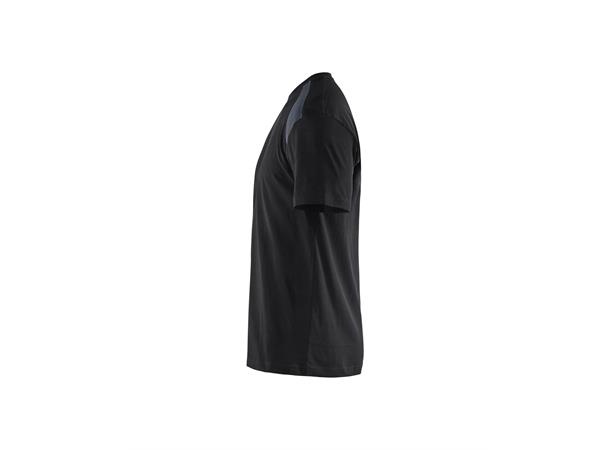 Blåkläder T-skjorte tofarget Svart/Mørkegrå, str.4XL