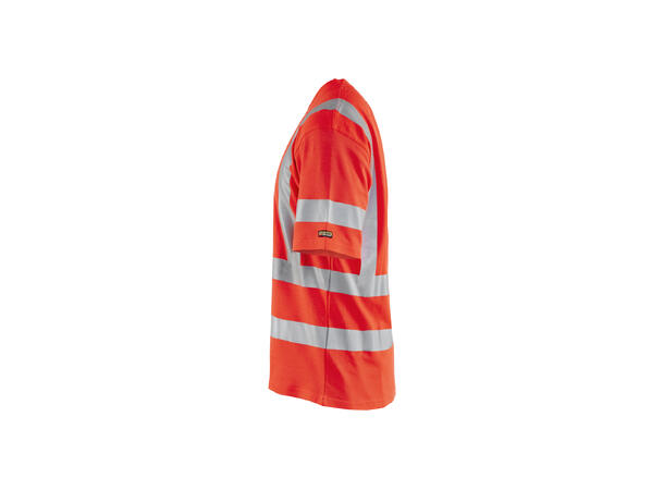 Blåkläder T-skjorte varsel HiVis Rød, str.4XL