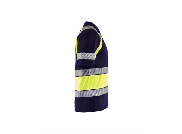 Blåkläder T-skjorte varsel Kl.1 Marineblå, str.4XL
