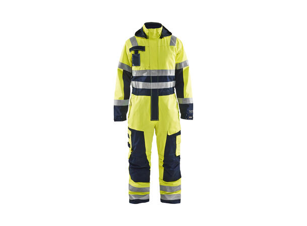 Blåkläder Vinterkjeledress multinorm Gul/Marineblå, str.C60