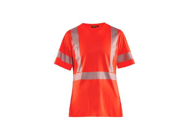 Blåkläder  HiVis T-skjorte HiVis Rød, str.XS, dame