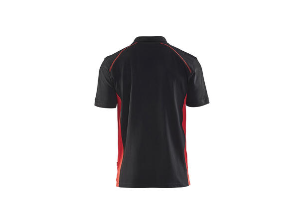Blåkläder polo Svart/Rød, str.4XL