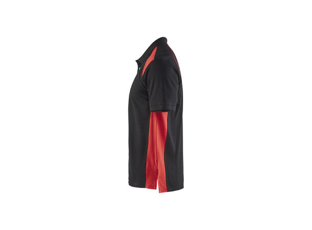 Blåkläder polo Svart/Rød, str.4XL
