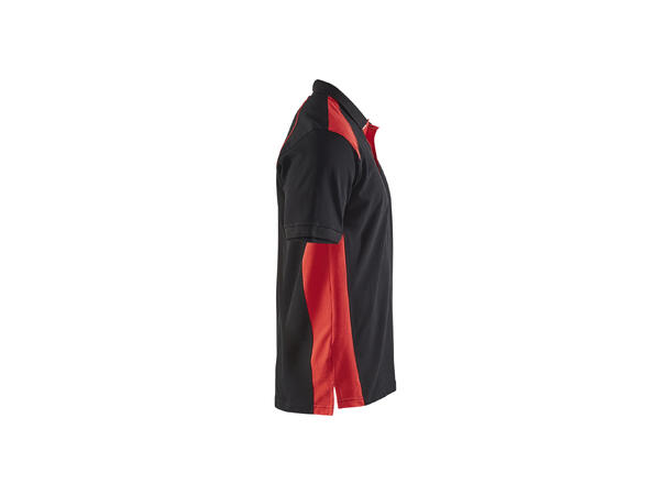Blåkläder polo Svart/Rød, str.4XL