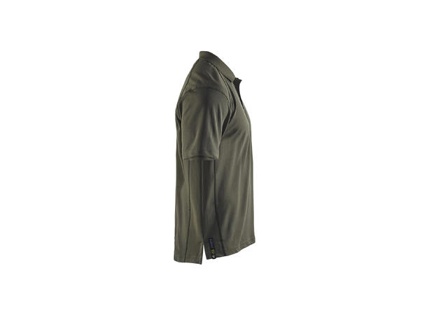 Blåkläder polo m/ UV-strålebeskyttelse Grønn, str.4XL