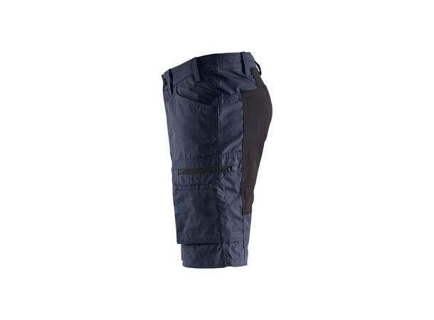 Blåkläder serviceshorts, stretch paneler Marineblå, str.C58