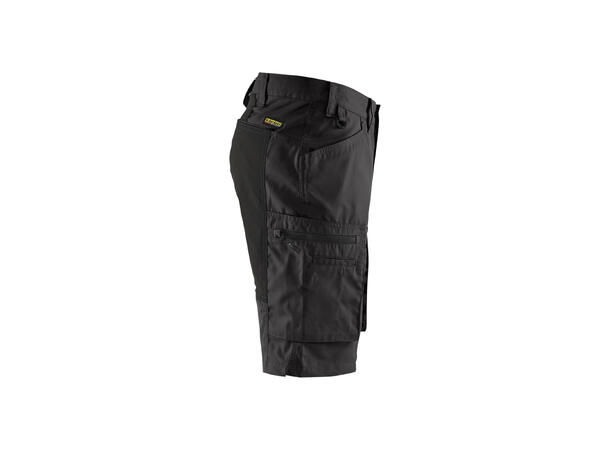 Blåkläder serviceshorts, stretch paneler Svart, str.C58