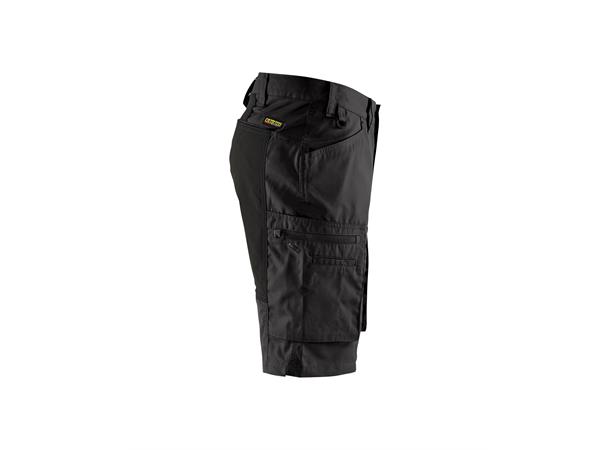 Blåkläder serviceshorts, stretch paneler Svart, str.C58